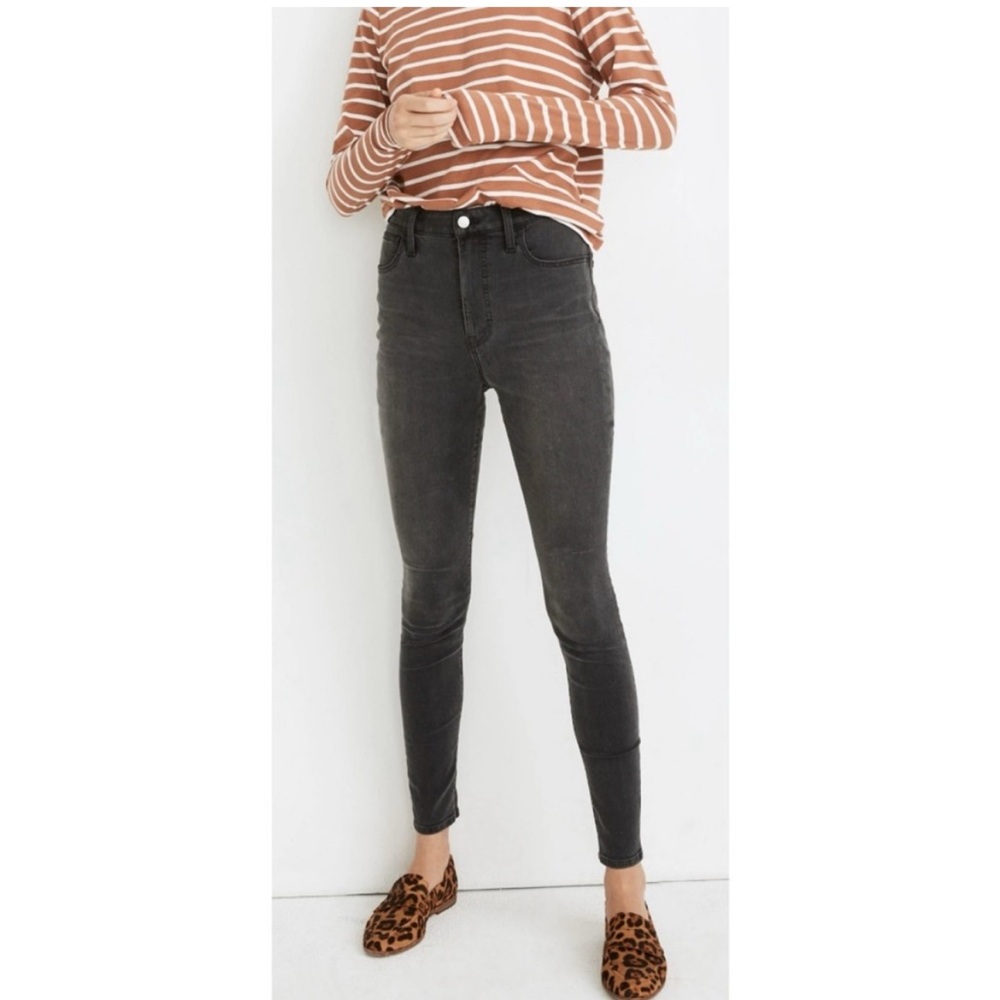 Madewell Women's Roadtripper High Washed Black Skinny Jeans Sz 30